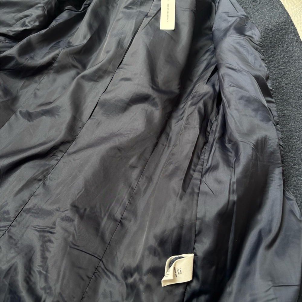 Avec Les Filles Charcoal Coat with Subtle White Accents - Picture 6 of 9